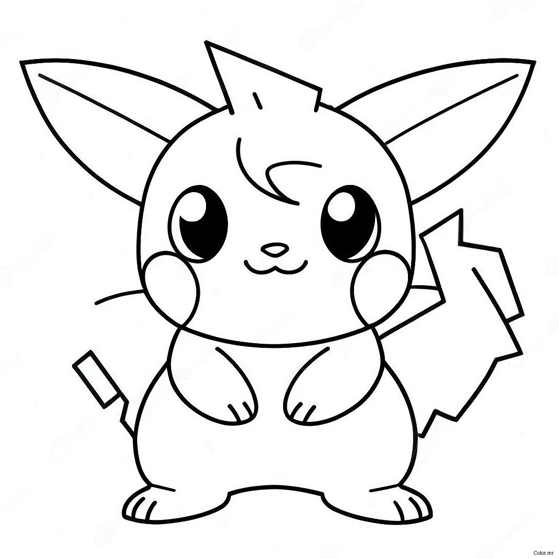 Electric Type Pokemon Coloring Page 60476 50172