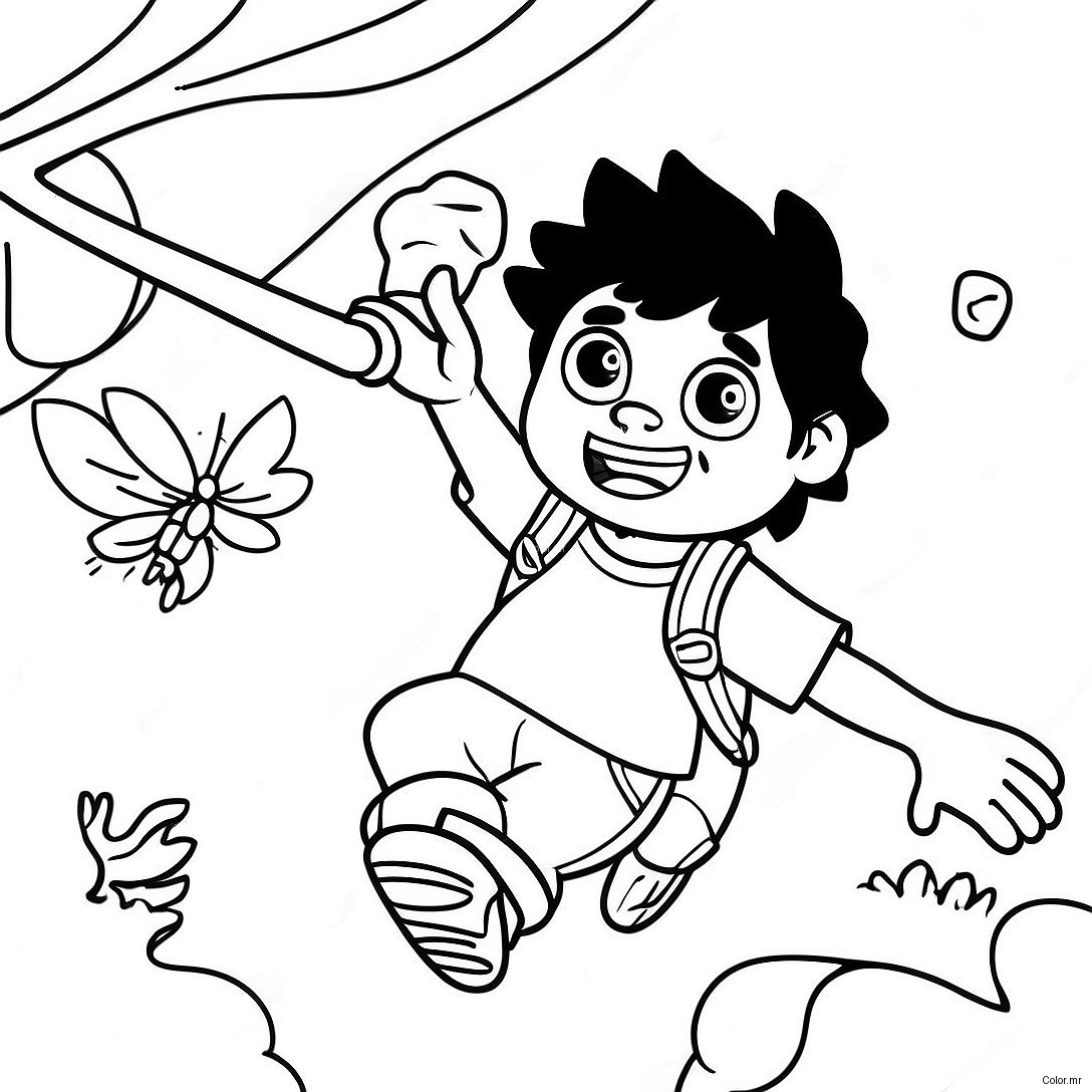 Go Diego Go Coloring Page | Color.mr