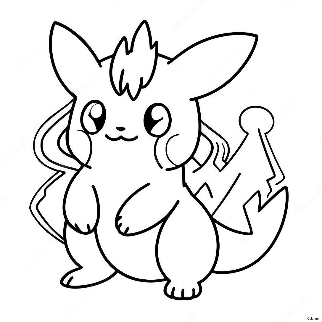 Gothic Dark Type Pokemon Coloring Page 68683 56633