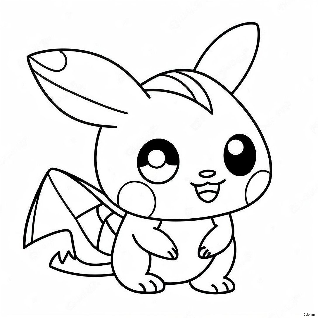 Gothic Dark Type Pokemon Coloring Page 68683 56636