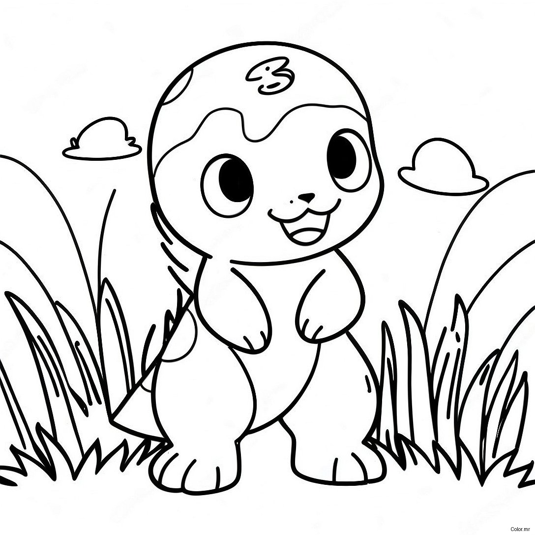 Grass Type Pokemon Coloring Page 38406 31933