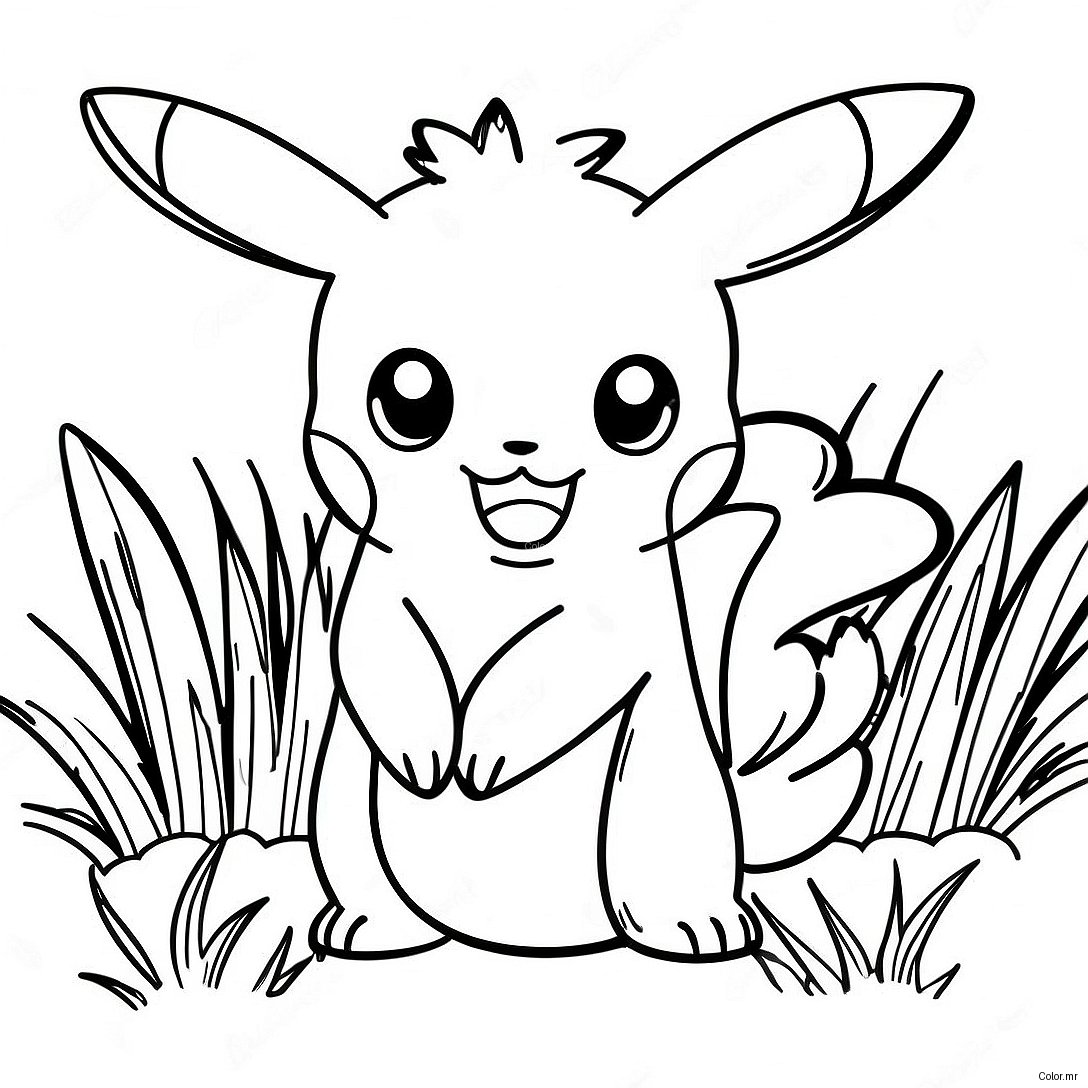 Grass Type Pokemon Coloring Page 38406 31935