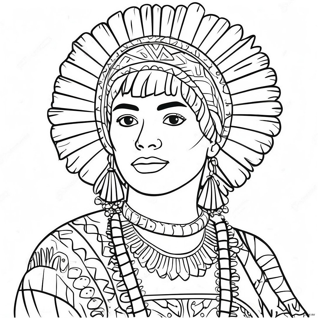 Hispanic Heritage Coloring Page 991 792