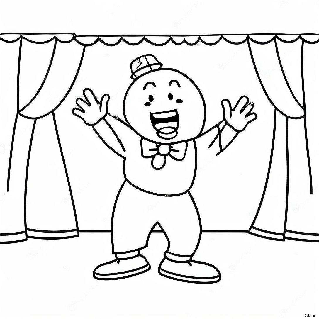 Ice Spice Singing On Stage Coloring Page 32420 16833
