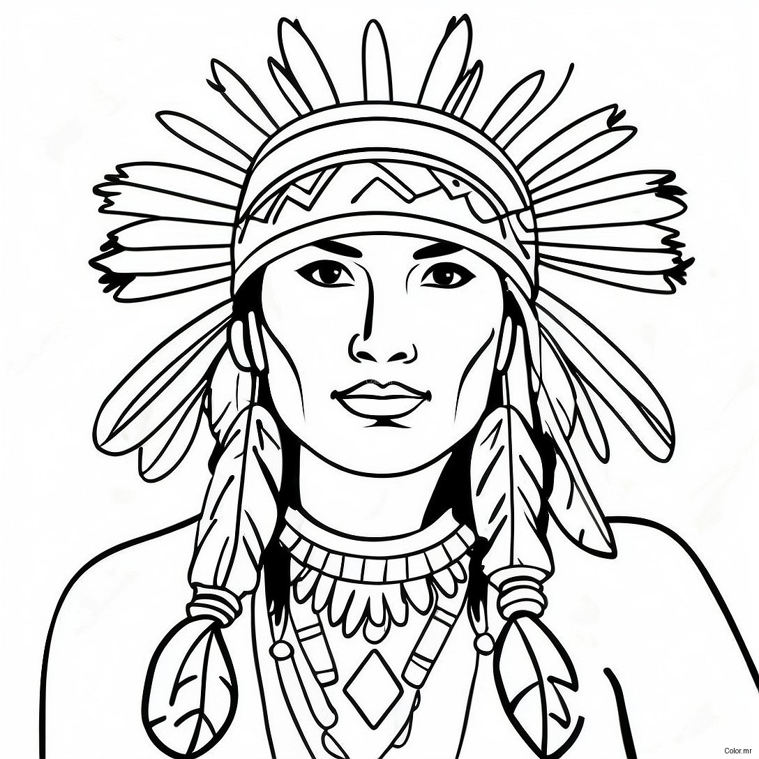 Native American Heritage Month Coloring Page 16041 13542