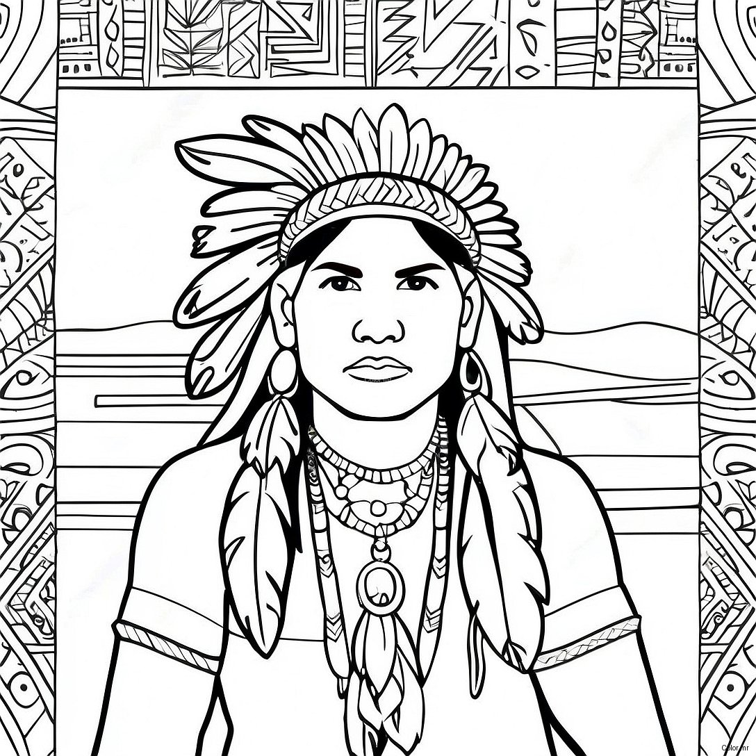Native American Heritage Month Coloring Page 16041 13543