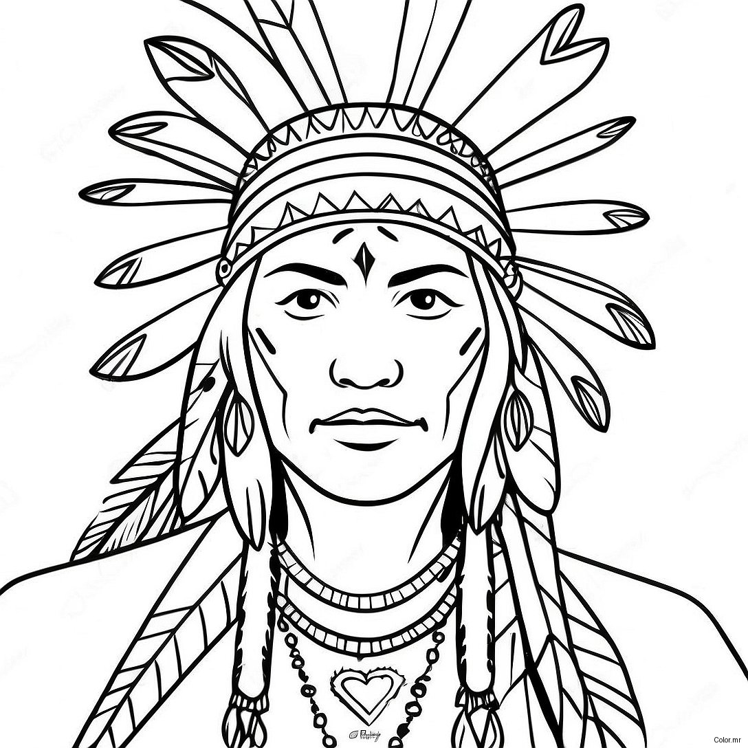 Native American Heritage Month Coloring Page 16041 13544