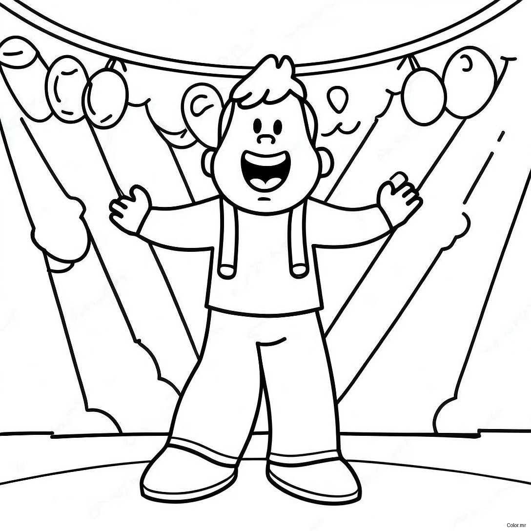 Rod Wave Performing On Stage Coloring Page 15110 12499