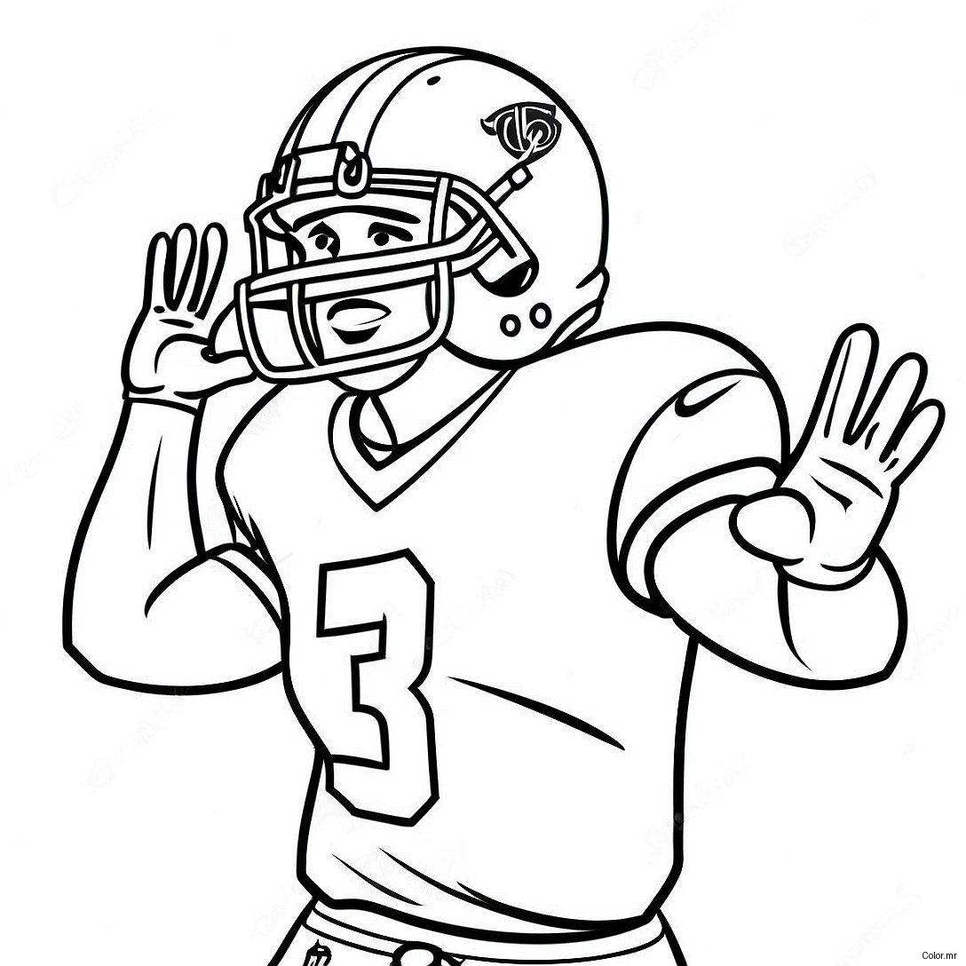 Tua Tagovailoa Throwing A Football Coloring Page 45764 37989