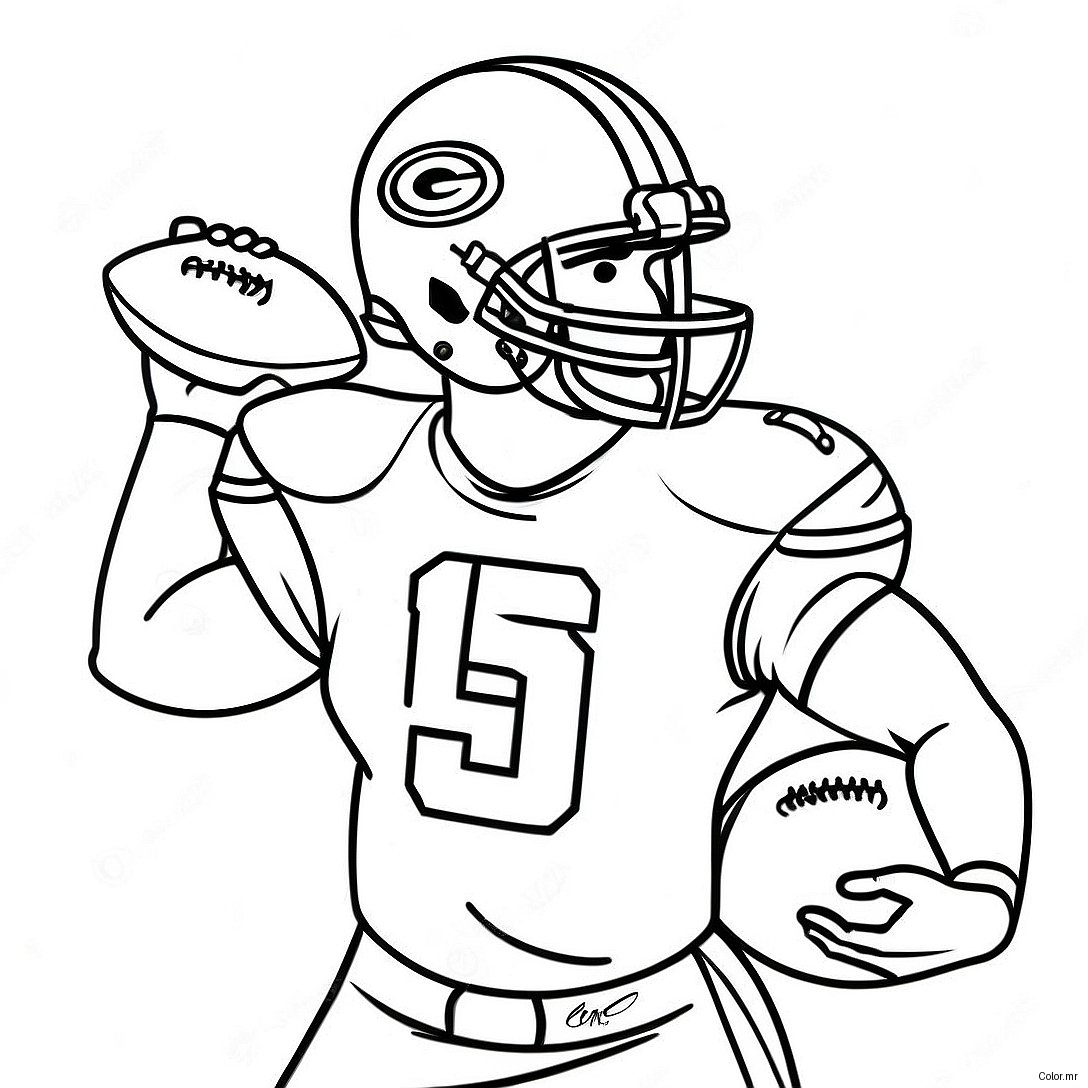 Tua Tagovailoa Throwing A Football Coloring Page 45764 37991