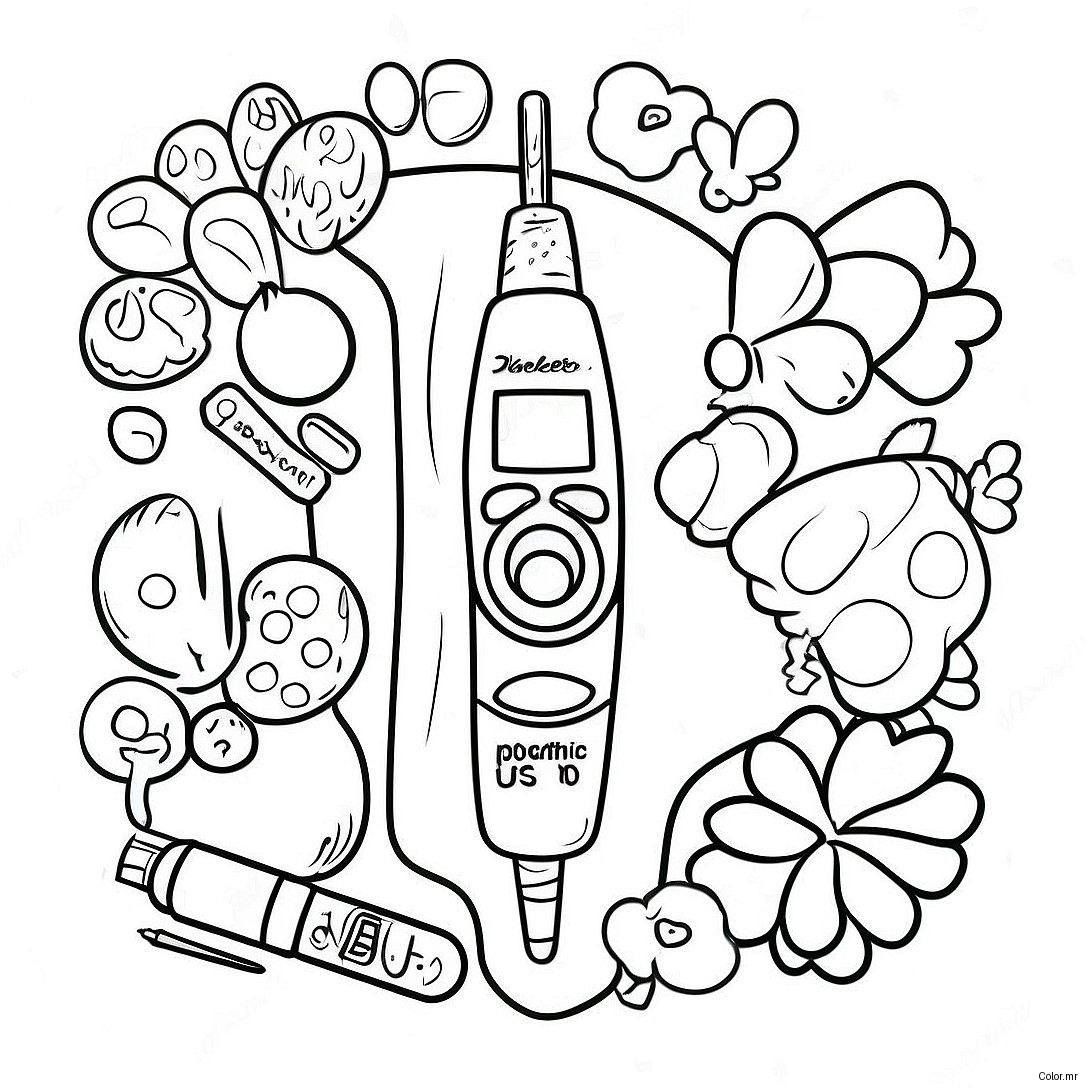 Type 1 Diabetes Awareness Coloring Page 28475 25801