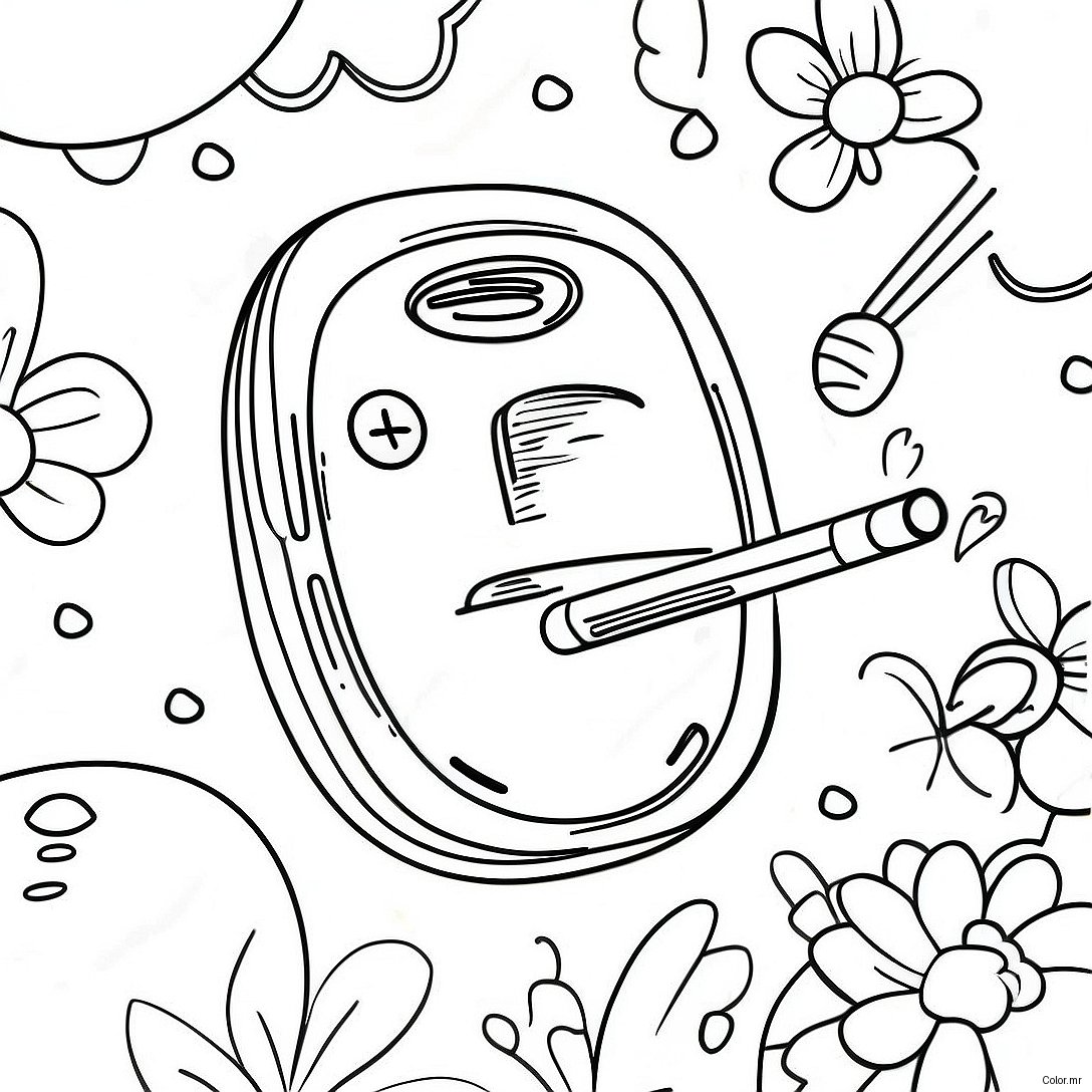 Type 1 Diabetes Awareness Coloring Page 28475 25802