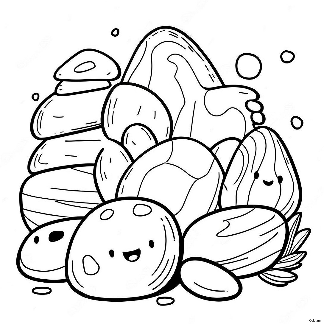 Types Of Rocks Coloring Page 22683 20889