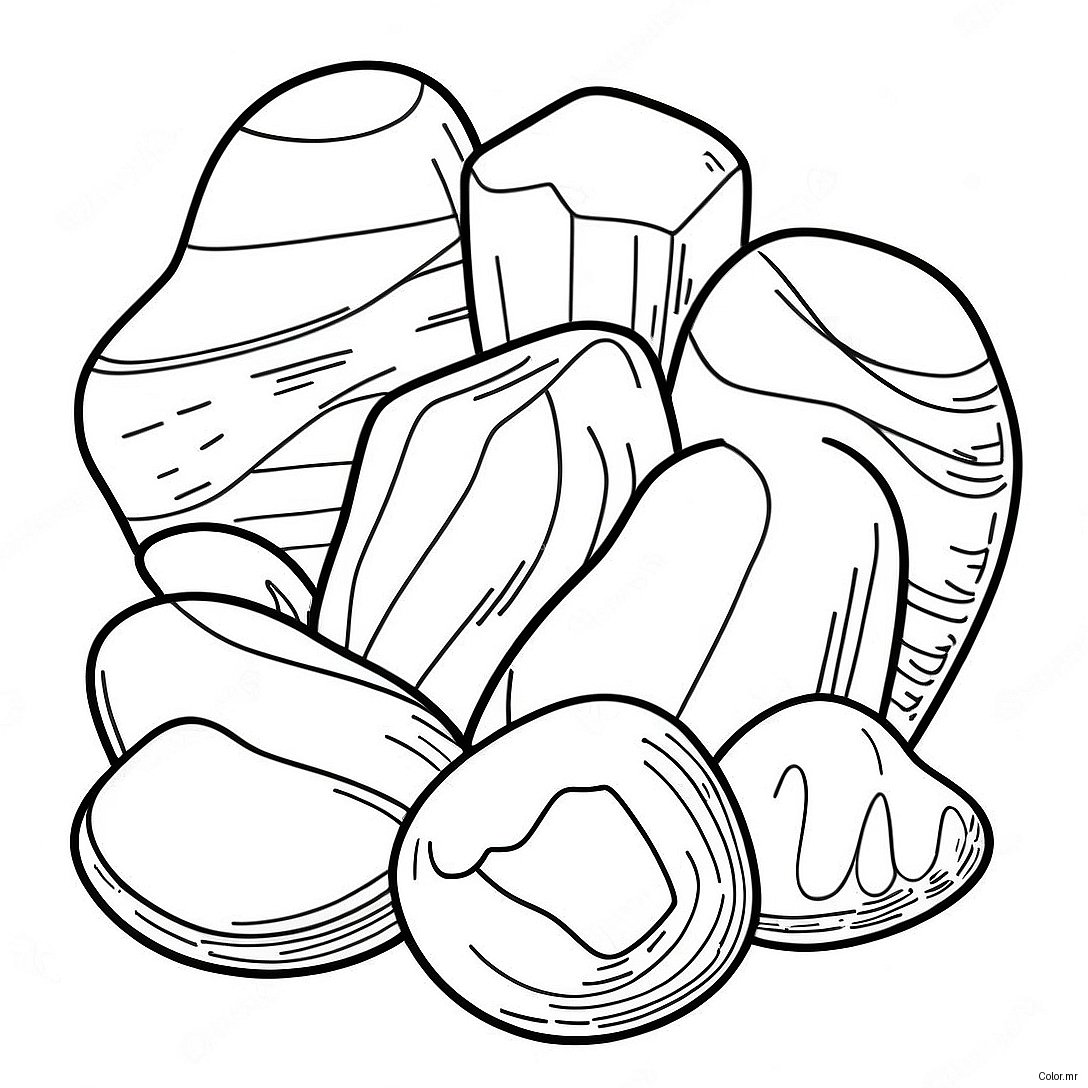 Types Of Rocks Coloring Page 22683 20890
