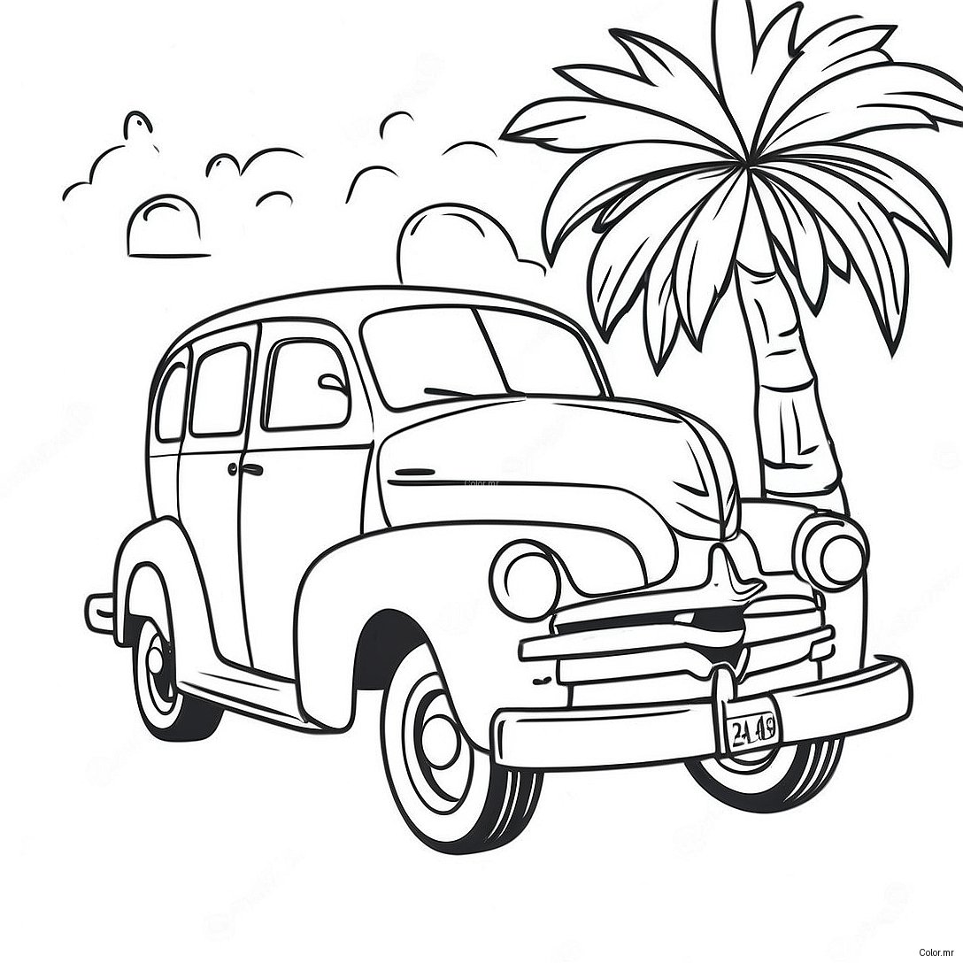Vintage Coloring Page 1461 1165