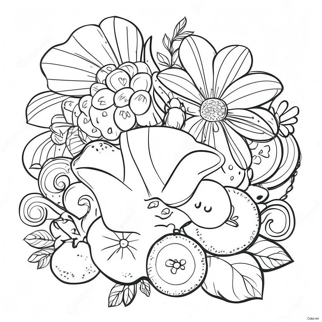 Vintage Coloring Page 1461 1167