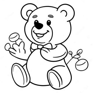 Gummy Bear Coloring Pages