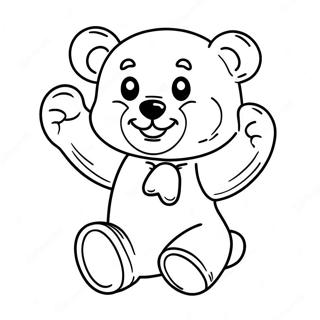 Gummy Bear Coloring Page 10006-8227