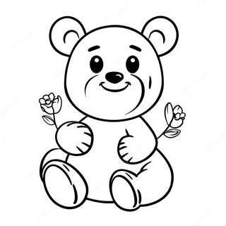 Gummy Bear Coloring Page 10006-8228