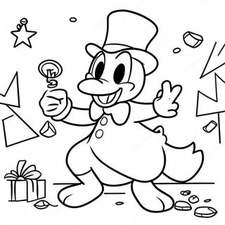 Scrooge Mcduck Treasure Hunt Coloring Page 10027-8247