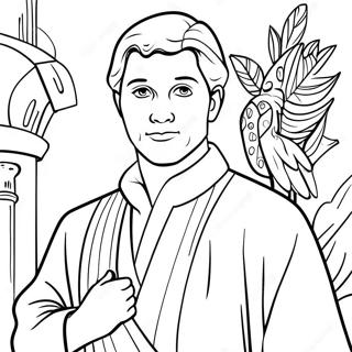 Joseph With Colorful Coat Coloring Page 10047-8264