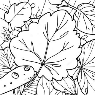 Fall Leaf Coloring Page 10066-8274