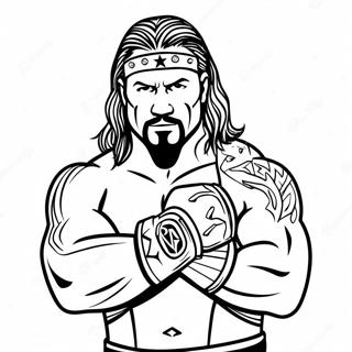 Wwe Coloring Page 10116-8314