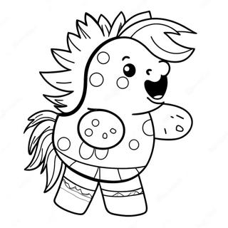 Colorful Pinata Coloring Page 10127-8326