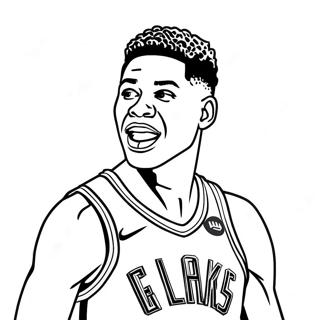 Giannis Antetokounmpo Coloring Page 10146-8339