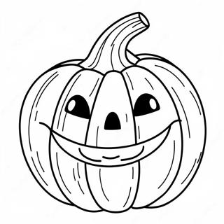 Smiling Jack O Lantern Coloring Page 10167-8359