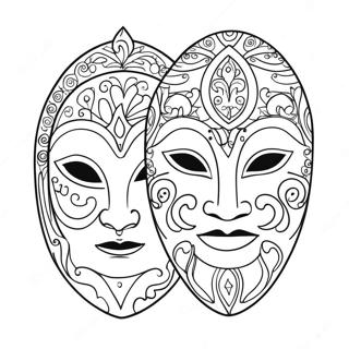 Mask Coloring Page 10176-8362