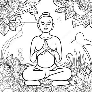 Mindfulness Breathing Coloring Page 10187-8376