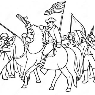 American Revolution Coloring Page 10196-8380