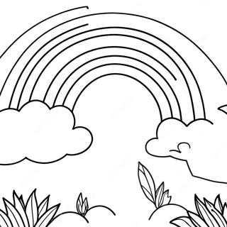 Rainbow Coloring Page 101-84