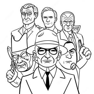 Bad Guys Coloring Page 10216-8394