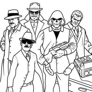 Bad Guys Coloring Page 10216-8395