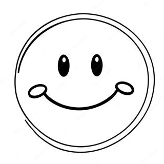 Smiley Face Coloring Pages