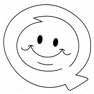 Smiley Face Coloring Page 1021-814