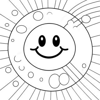 Smiley Face Coloring Page 1021-815