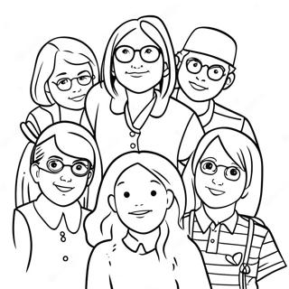 Babysitters Club Coloring Page 10226-8404