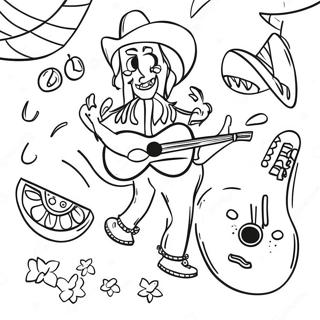 Cinco De Mayo Celebration Coloring Page 10266-8435