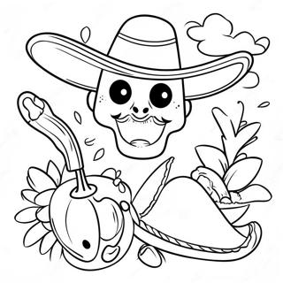 Cinco De Mayo Celebration Coloring Page 10266-8436