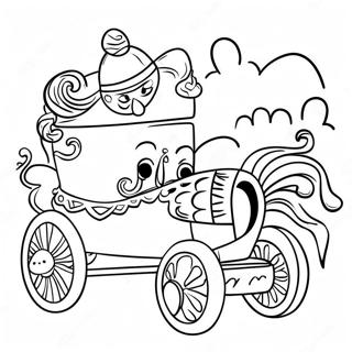 Festive Cinco De Mayo Parade Coloring Page 10267-8438