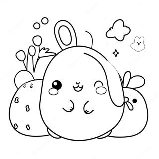 Cute Molang With Friends Coloring Page 10277-8447