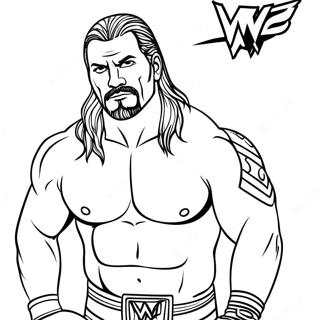 Wwe Coloring Page 10356-8506