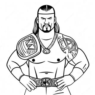 Wwe Coloring Page 10356-8507