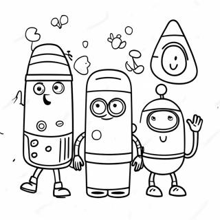 Storybots Adventure Coloring Page 10388-8525