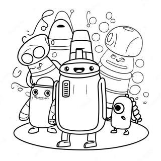 Storybots Adventure Coloring Page 10388-8526