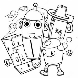 Storybots Adventure Coloring Page 10388-8527