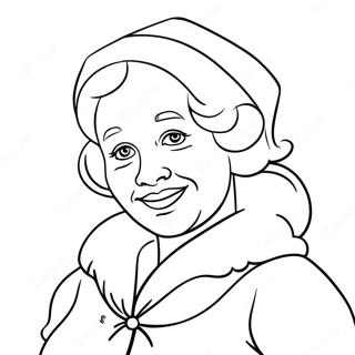 Mrs Claus Coloring Page 10407-8538